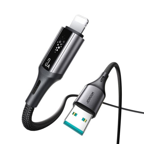 Kabel przewód USB-A - iPhone Lightning S-A60 StarTalk 3A 1.2m - czarny