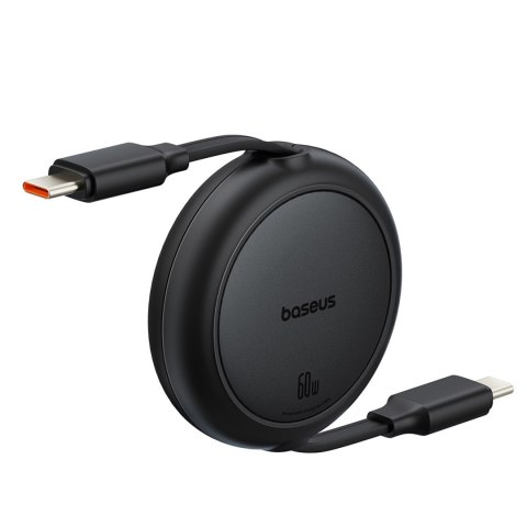 Kabel przewód zwijany USB-C Free2Pull 60W 1m - czarny