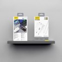 Ładowarka sieciowa 2xUSB-C z kablem USB-C GaN PD 45W - biała
