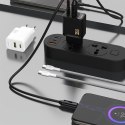 Ładowarka sieciowa USB-A USB-C z kablem USB-C PD QC 35W - biała