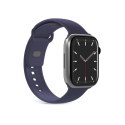 Pasek silikonowy na Apple Watch 44/45/46/49mm Icon - granatowy