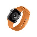 Pasek silikonowy na Apple Watch 44/45/46/49mm Icon - pomarańczowy