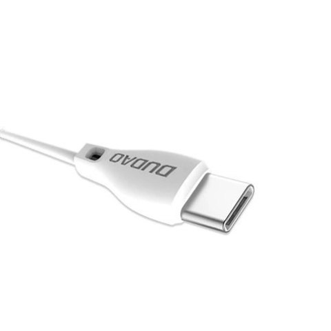 Przewód kabel USB-A - USB-C 2.1A 1m - biały