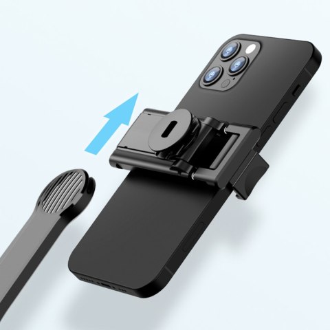 Selfie stick 4w1 statyw składany kijek do zdjęć z pilotem 110cm - czarny