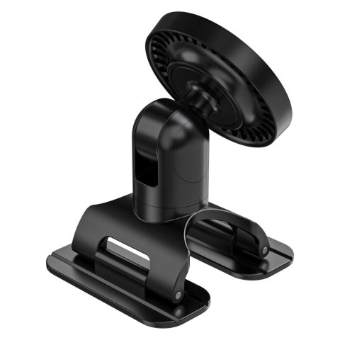 Uchwyt samochodowy do smartfona na deskę rozdzielczą szybę MagSafe - czarny