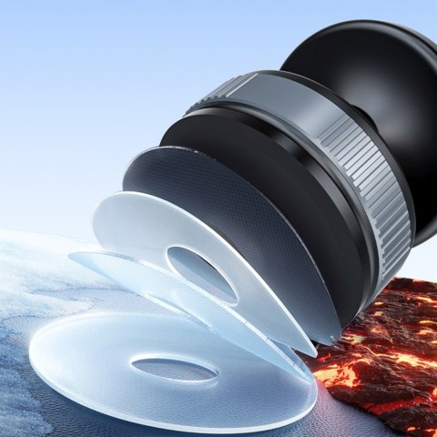 Uchwyt samochodowy do smartfona z przyssawką na szybę deskę MagSafe - czarny