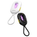 Wykrywacz ukrytych kamer z alarmem mini latarką + kabel USB-A - USB-C - czarny
