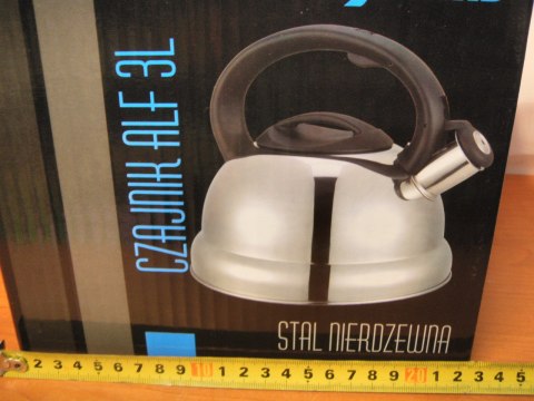 Czajnik stalowy 3l połysk ALF | 242869