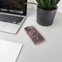 Etui brokatowe plecki na Samsung Galaxy A16 5G Glitter Case MagSafe - różowe