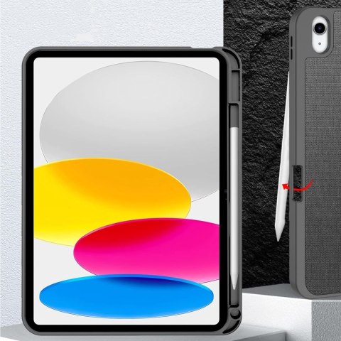 Etui pokrowiec na iPad 10.9'' 2022 / iPad 11'' 2025 SC Pen Canvas - szare
