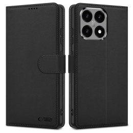 Etui zamykane futerał portfel na Xiaomi 15T Wallet - czarne
