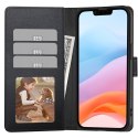 Etui zamykane futerał portfel na Xiaomi 15T Wallet - czarne