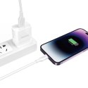 Kabel przewód USB-A - iPhone Lightning 6A 1.2m - biały