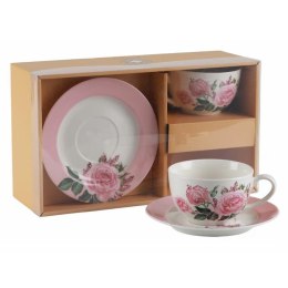Kpl. 2 filiżanek 250ml. + spodki róże