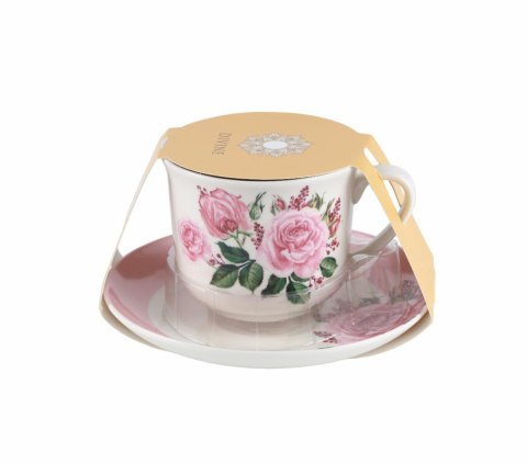 Kubek ze spodkiem Divine Jumbo B06 440 ml róże