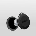 Lokalizator kompatybilny z Apple Find My wodoodporny IP65 Track My Circle - czarny