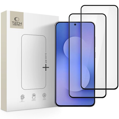 Szkło hartowane na Samsung Galaxy S25 FE Glass Fit+ czarne - 2 szt.