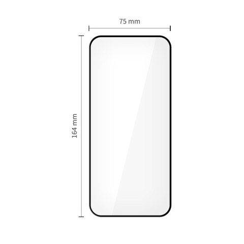 Szkło hartowane na Xiaomi Redmi 15 4G / 5G Glass Fit+ czarne - 2 szt.