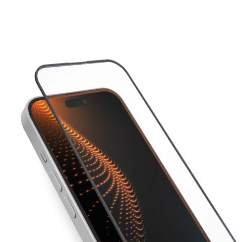 Szkło hartowane z aplikatorem na iPhone 15 / iPhone 15 Pro / iPhone 16 D3O
