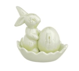 Ceramiczny zając z jajkiem 50CAN2196-2_GR