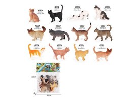 Figurki kotki 12szt. BZ6554