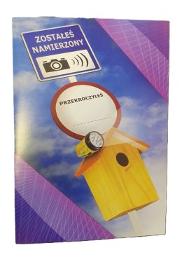 Karnet + koperta duży A4 Zostałeś namierzony