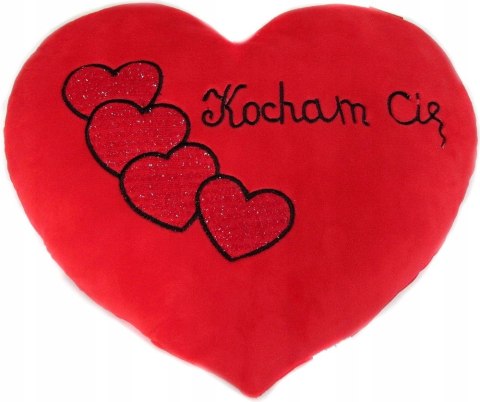 Serce pluszowe "Kocham Cię" 20cm S1438