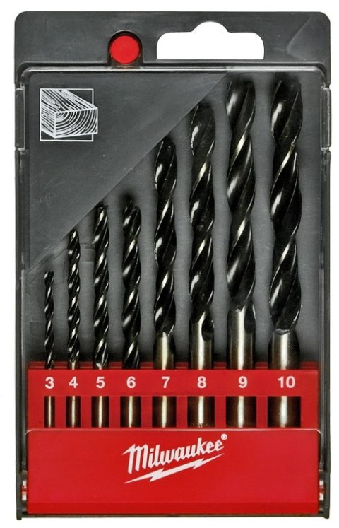 ZESTAW WIERTEŁ DO DREWNA 8 SZT. MILWAUKEE