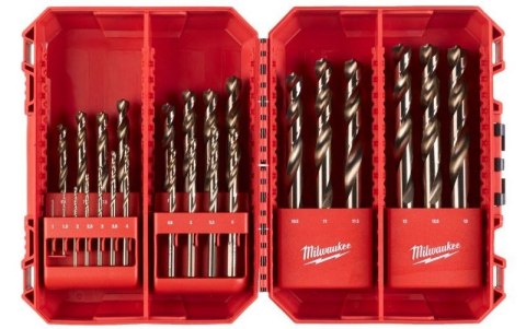 ZESTAW WIERTEŁ DO METALU HSS-CO 25 SZT. MILWAUKEE
