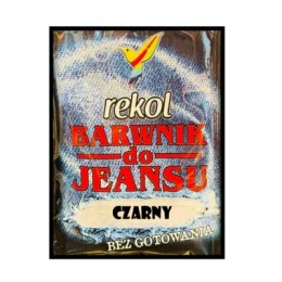 Barwnik do jeansu bez gotowania 18g BLACK