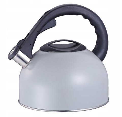 Czajnik stalowy 3l szary DAN na gaz indukcję jasnoszary