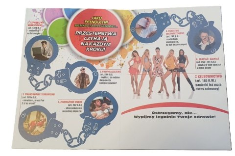 Karnet + koperta duży A4 Skazany na pełnoletność 18-nastka