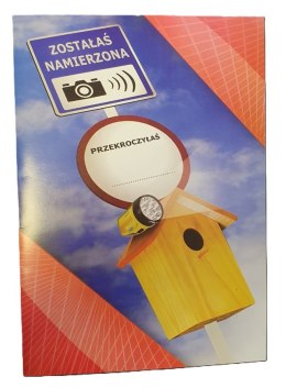 Karnet + koperta duży A4 Zostałaś namierzona