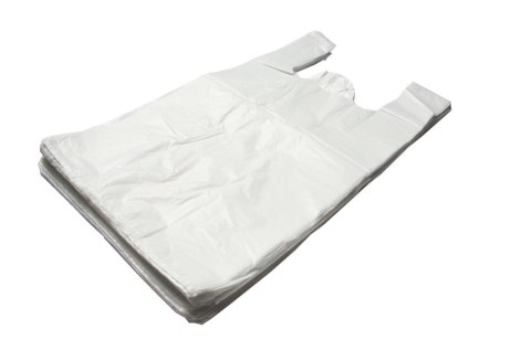 Reklamówka foliowa HDPE do 10kg 30/8/55 biała A'200