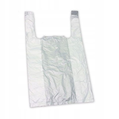 Reklamówka foliowa HDPE do 10kg 30/8/55 biała A'200