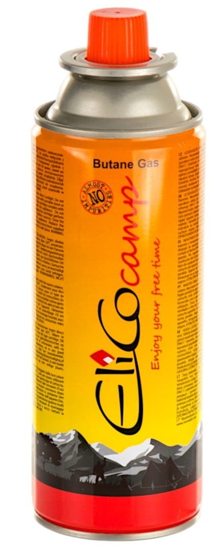 Gaz do kuchenek turystycznych 393ml. ELICO COMP