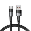 Kabel przewód USB-C UltraBoost 66W 6A 1m - szary