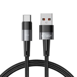 Kabel przewód USB-C UltraBoost 66W 6A 1m - szary