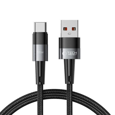 Kabel przewód USB-C UltraBoost 66W 6A 1m - szary