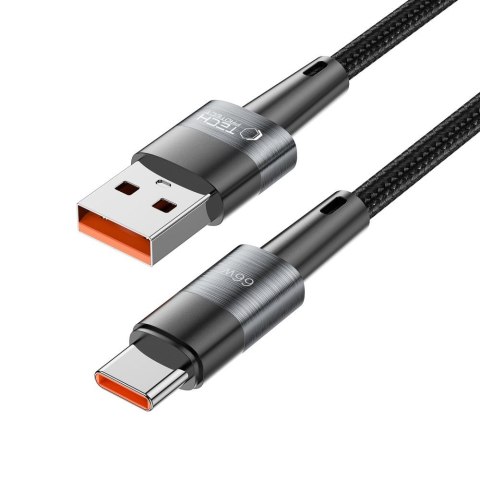 Kabel przewód USB-C UltraBoost 66W 6A 1m - szary