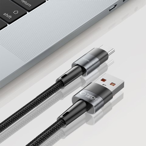 Kabel przewód USB-C UltraBoost 66W 6A 1m - szary