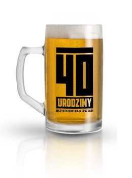 Kufel 500ml 40 urodziny