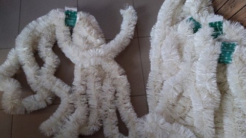 Łańcuch choinkowy BIAŁY fi-70 6m