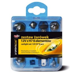 ZESTAW ŻARÓWEK 12V Z H7 8 ELEMENTÓW MOJE AUTO VIRAGE