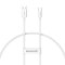 Kabel przewód USB-A - USB-C Superior Series 100W 25cm - biały