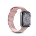 Pasek silikonowy do zegarka Apple Watch 38 40 41 mm Icon różowy - 2 szt.