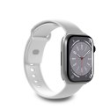 Pasek silikonowy do zegarka Apple Watch 42 44 45 49 mm Icon biały - 2 szt.