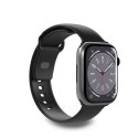 Pasek silikonowy do zegarka Apple Watch 42 44 45 49 mm Icon czarny - 2 szt.