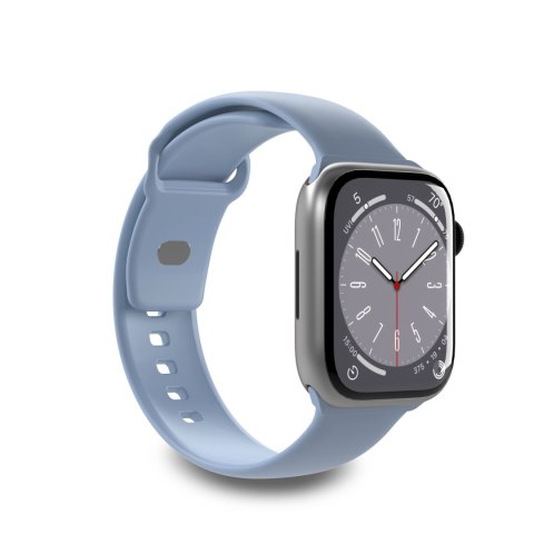 Pasek silikonowy do zegarka Apple Watch 42 44 45 49 mm Icon jasnoniebieski - 2 szt.