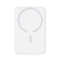 Powerbank bezprzewodowy EnerFill FM11 10000mAh 22.5W MagSafe z kablem USB-C 30cm - biały